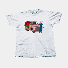 Valentines Day LOVE TRUCK - WHITE